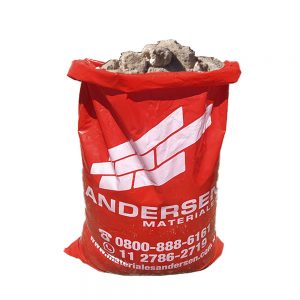 cascote picado en bolsa